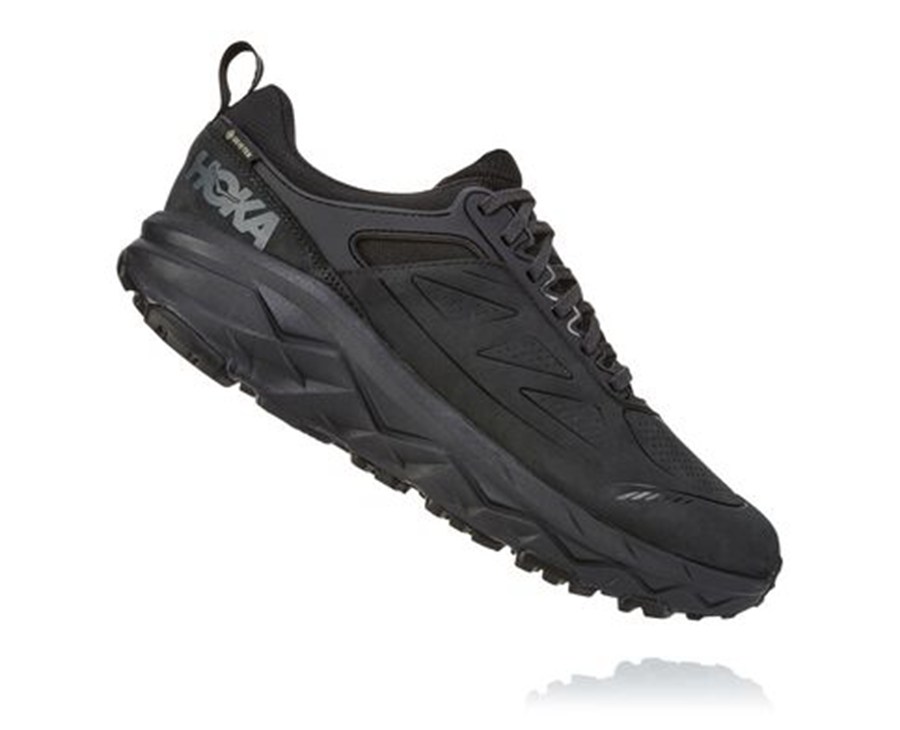 Hoka One One トレイルシューズ メンズ 黒 - チャレンジャー 低ゴアテックス - VQ4283176